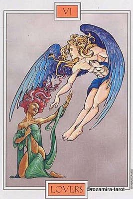 Winged spirit tarot